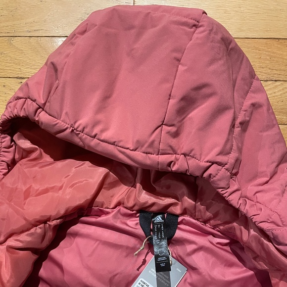 Brand New Women’s Adidas Hooded Short Puffer Coat - Picture 10 of 14